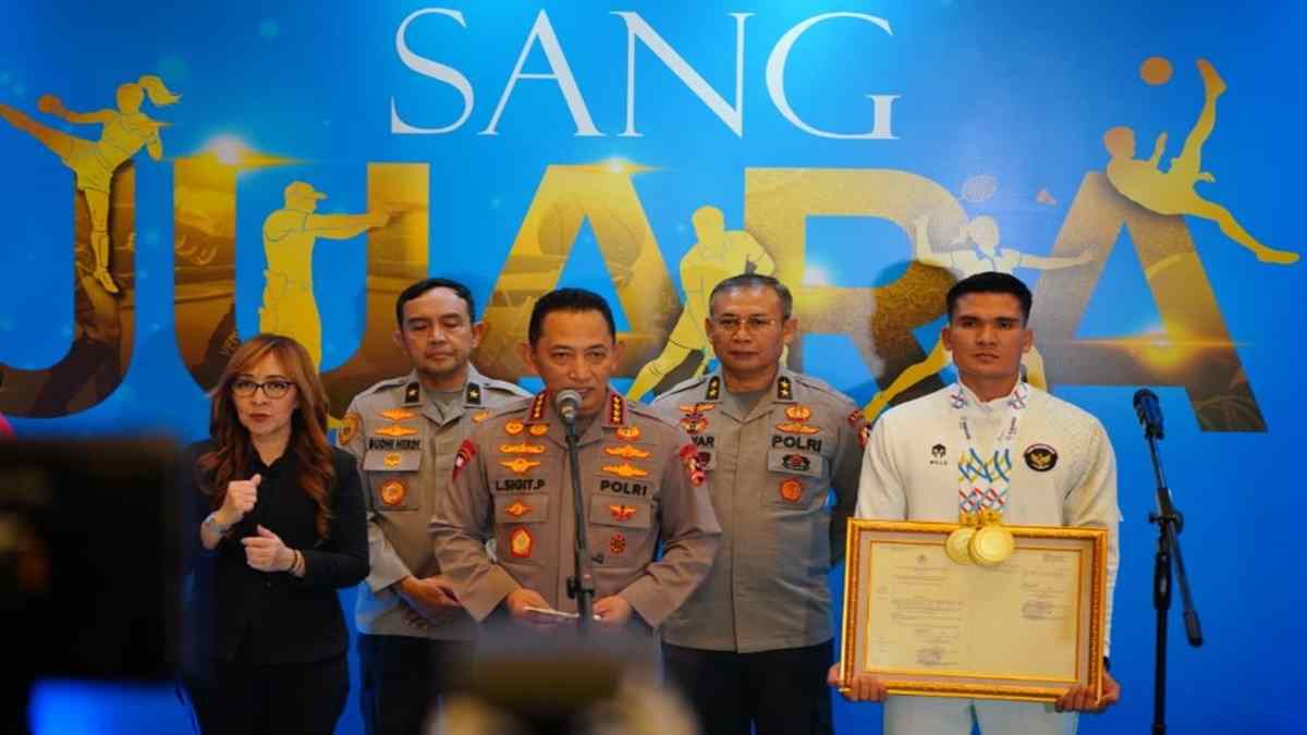Kapolri Apresiasi Atlet Polri Peraih Medali SEA Games 2025