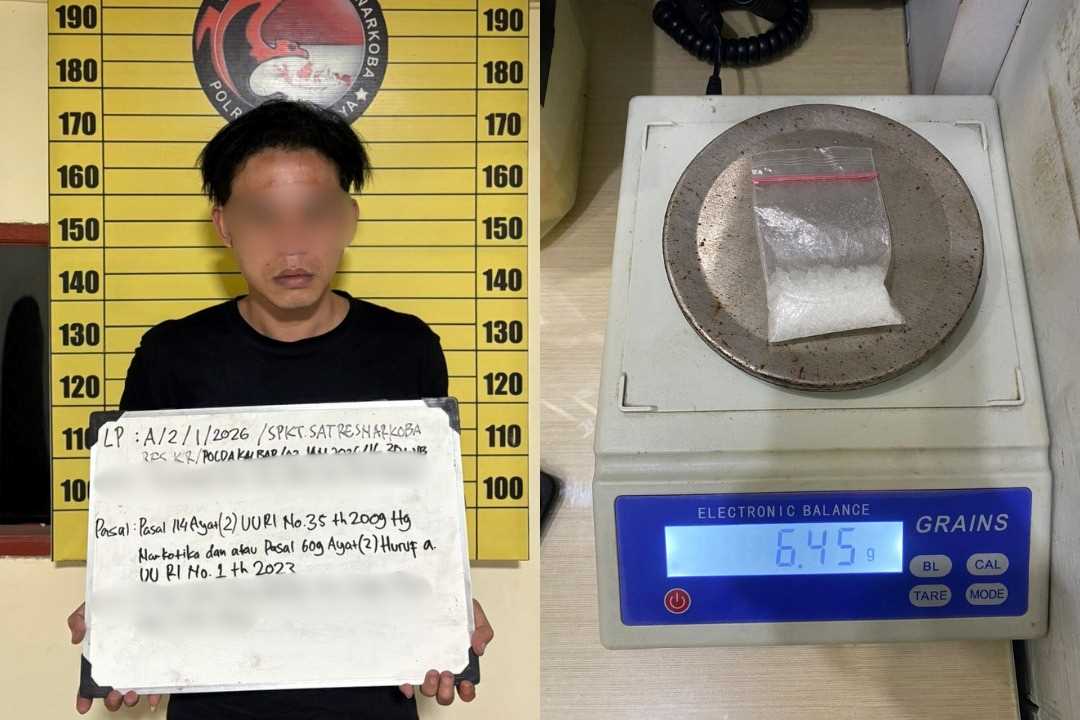 Tergiur Upah 100 Ribu, Makelar Barang Bekas di Facebook Diciduk Tim Labubu Bawa Sabu ‘Bahan Telok’