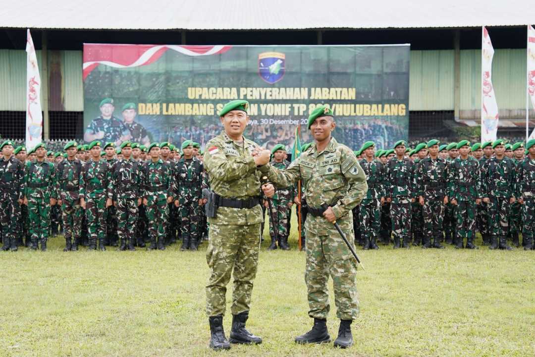Mayor Inf Ricky Fauzie Resmi Pimpin Yonif TP 882/HB, Pangdam: Jadi Motor Ekonomi Lokal