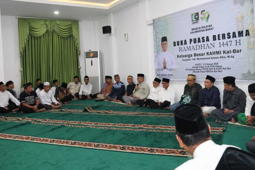 Mantapkan Nilai Dasar Perjuangan, Sekda Harisson Jamu MW KAHMI Kalbar Buka Puasa Bersama